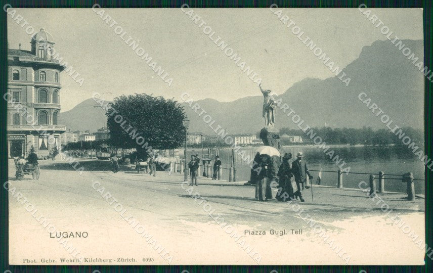 Svizzera Lugano postcard cartolina MT0595 – fronte