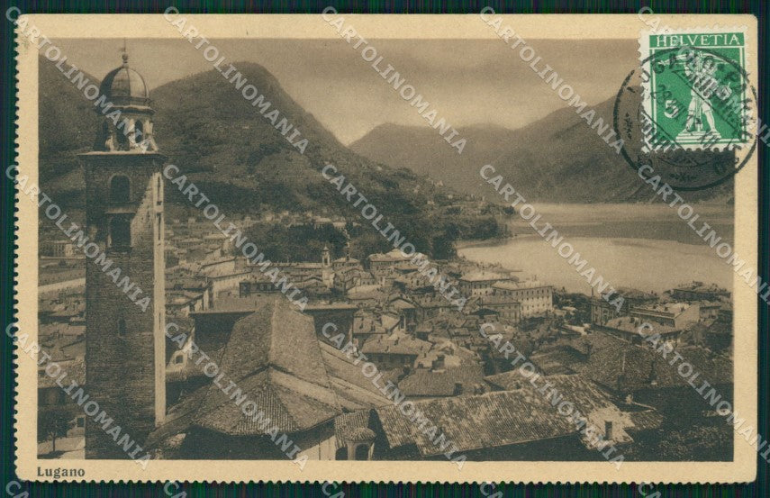 Svizzera Lugano postcard cartolina MT0600 – fronte