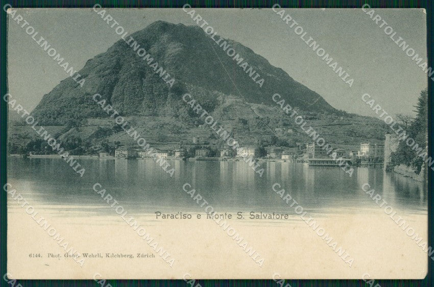 Svizzera Lugano ANGOLINO SCOLLATO postcard cartolina MT0602 – fronte