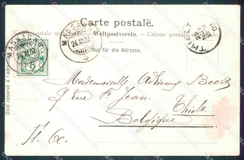 Svizzera Lugano ANGOLINO SCOLLATO postcard cartolina MT0602 – retro