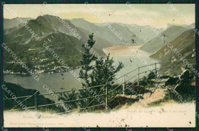Svizzera Lugano postcard cartolina MT0603 – fronte