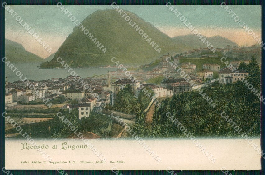 Svizzera Lugano postcard cartolina MT0604 – fronte
