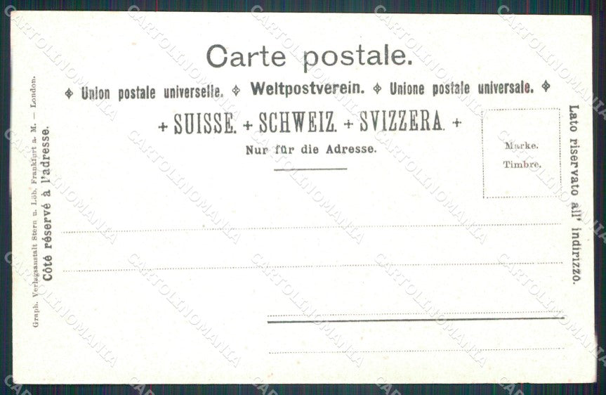 Svizzera Lugano postcard cartolina MT0608 – retro