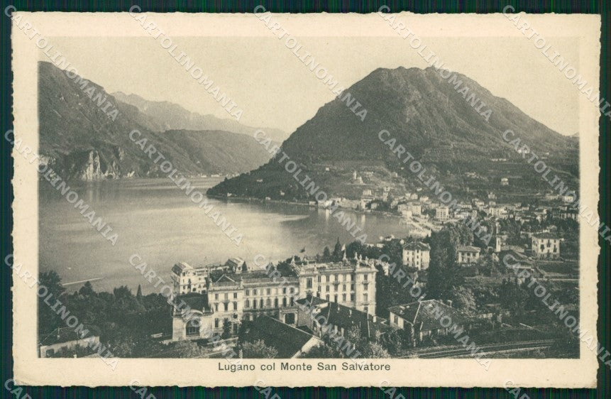 Svizzera Lugano postcard cartolina MT0610 – fronte