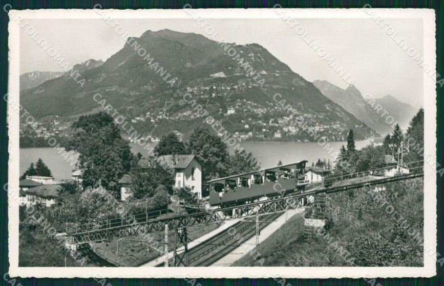 Svizzera Lugano Funicolare Foto postcard cartolina MT0620 – fronte