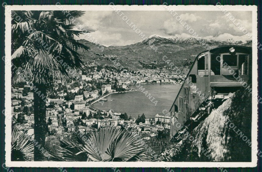 Svizzera Lugano Funicolare Foto postcard cartolina MT0621 – fronte
