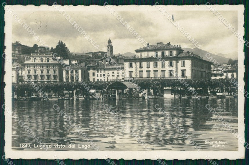 Svizzera Lugano Foto postcard cartolina MT0623 – fronte