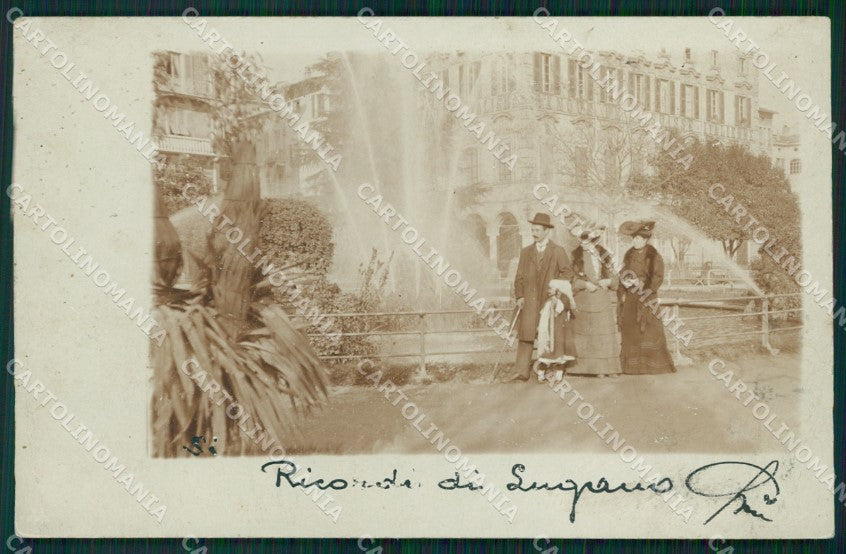 Svizzera Lugano Foto postcard cartolina MT0624 – fronte