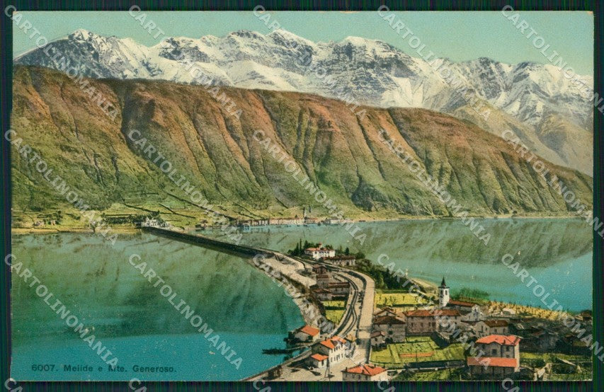 Svizzera Melide postcard cartolina MT0636 – fronte