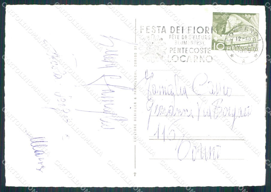 Svizzera Magadino FG Foto postcard cartolina MT0642 – retro