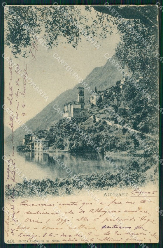 Svizzera Albogasio postcard cartolina MT0650 – fronte