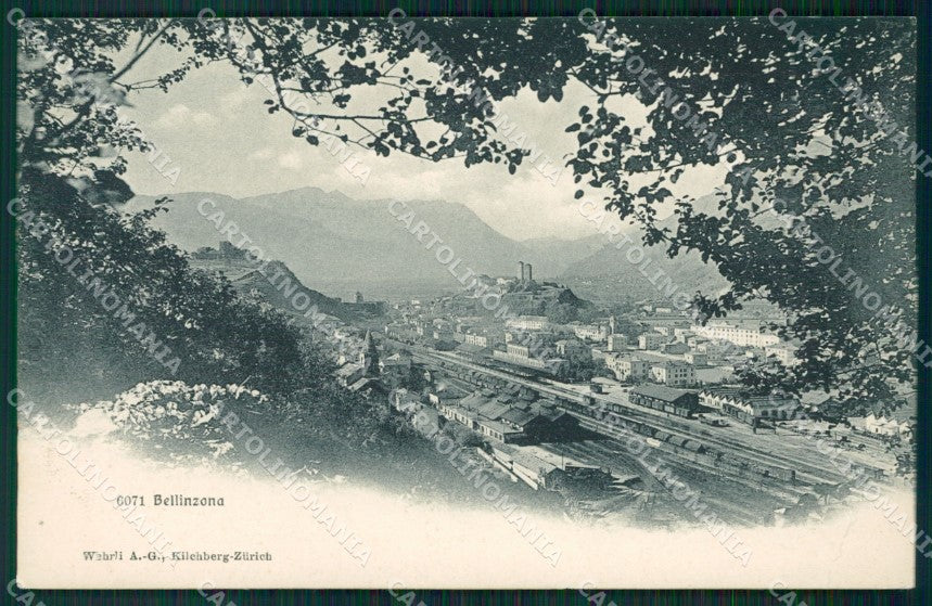 Svizzera Bellinzona postcard cartolina MT0651 – fronte