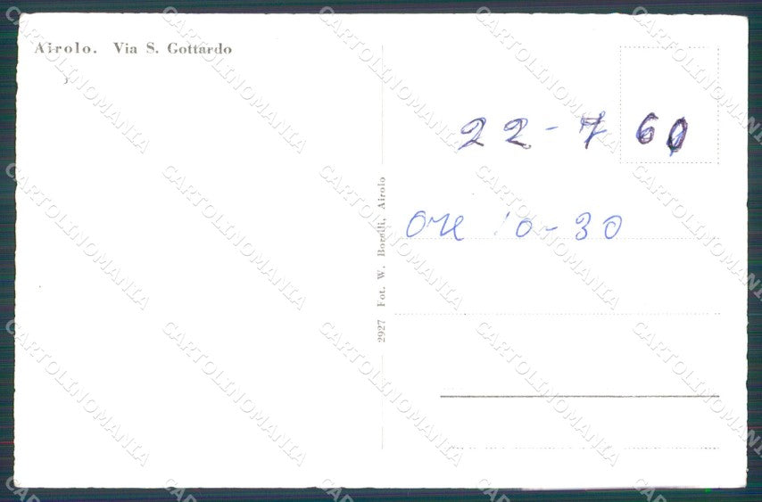 Svizzera Airolo Foto postcard cartolina MT0655 – retro