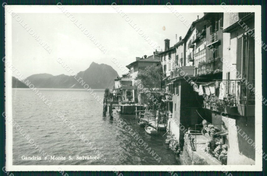 Svizzera Gandria Foto postcard cartolina MT0656 – fronte