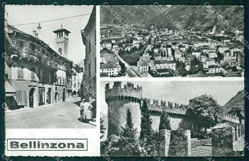 Svizzera Bellinzona Foto postcard cartolina MT0657 – fronte