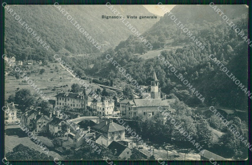 Svizzera Bignasco postcard cartolina MT0662 – fronte