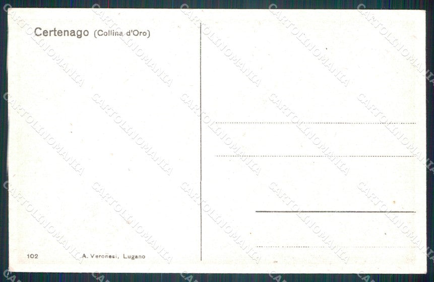 Svizzera Certenago postcard cartolina MT0669 – retro