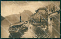 Svizzera Lugano Gandria Battello postcard cartolina MT0685 – fronte