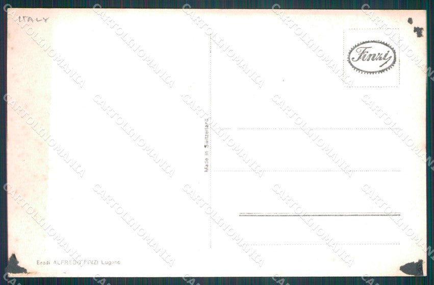 Svizzera Lugano Gandria Foto postcard cartolina MT0686 – retro