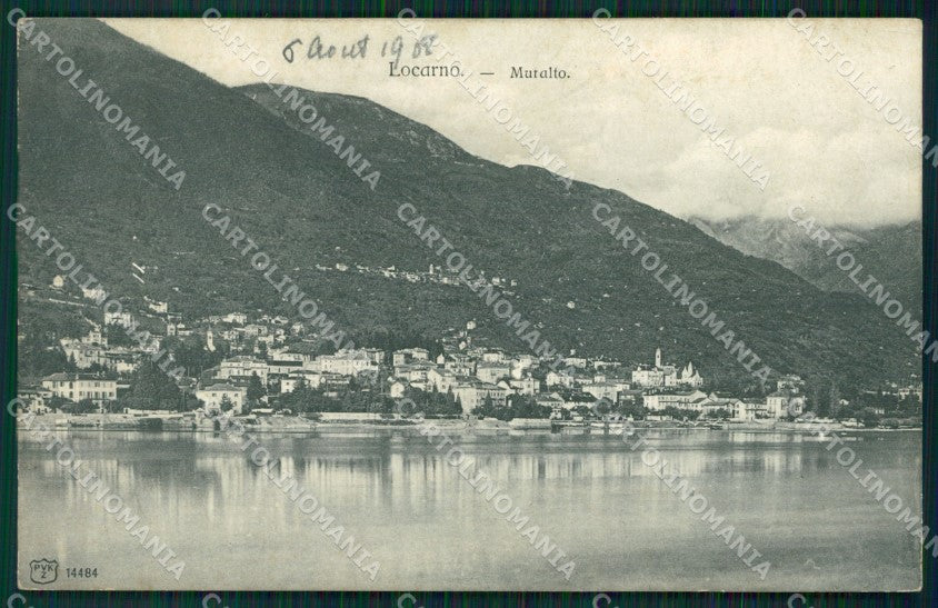 Svizzera Locarno Muralto postcard cartolina MT0690 – fronte