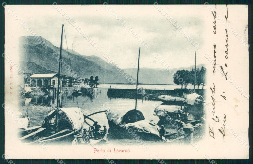 Svizzera Locarno PIEGHINA postcard cartolina MT0695 – fronte