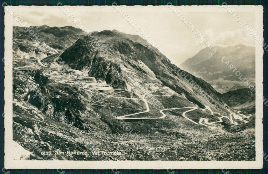 Svizzera San Gottardo Val Tremola Foto postcard cartolina MT0700 – fronte