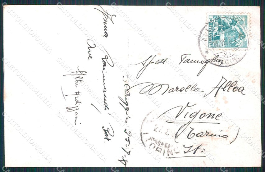 Svizzera Lugano Mayr Motivo Rustico Ticinese Foto postcard cartolina MT0701 – retro