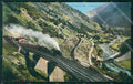 Svizzera Giornico Ferrovia Gottardo Treno postcard cartolina MT0707 – fronte