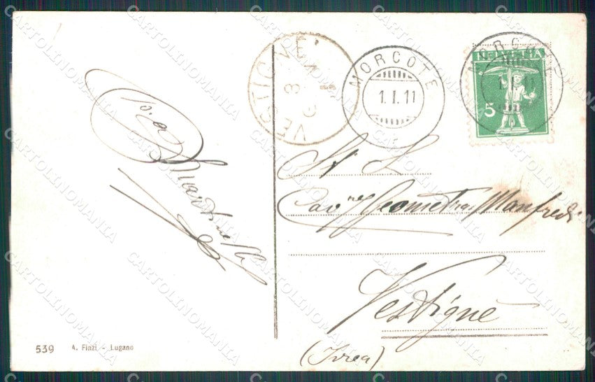 Svizzera Morcote postcard cartolina MT0724 – retro