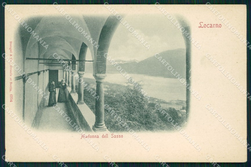 Svizzera Locarno Madonna del Sasso postcard cartolina MT0726 – fronte