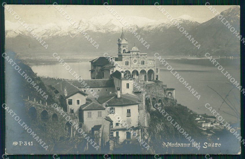 Svizzera Locarno Madonna del Sasso Foto postcard cartolina MT0728 – fronte