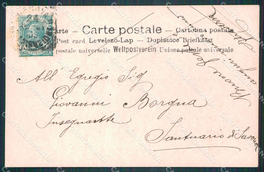 Svizzera Locarno Madonna del Sasso Foto postcard cartolina MT0728 – retro