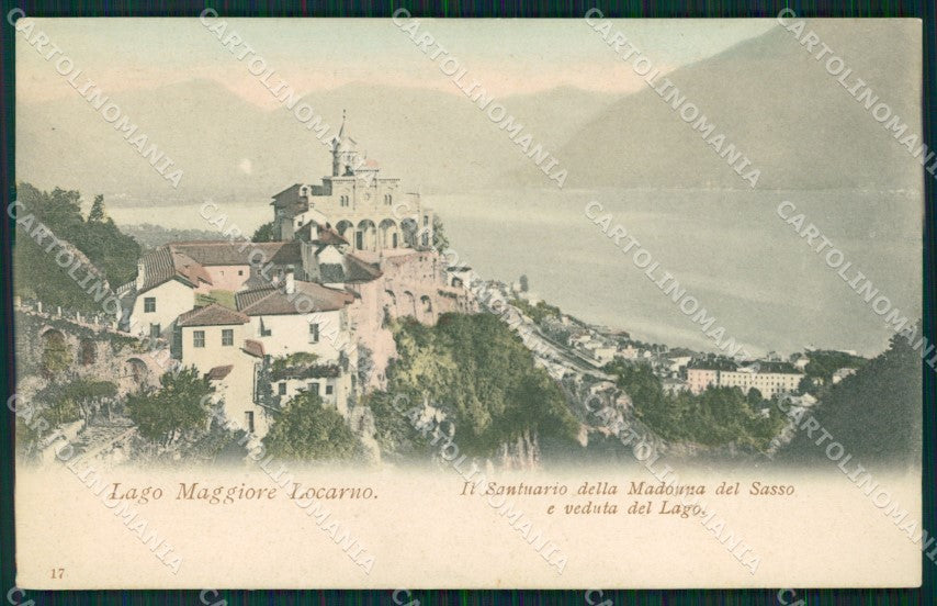 Svizzera Locarno Madonna del Sasso postcard cartolina MT0734 – fronte