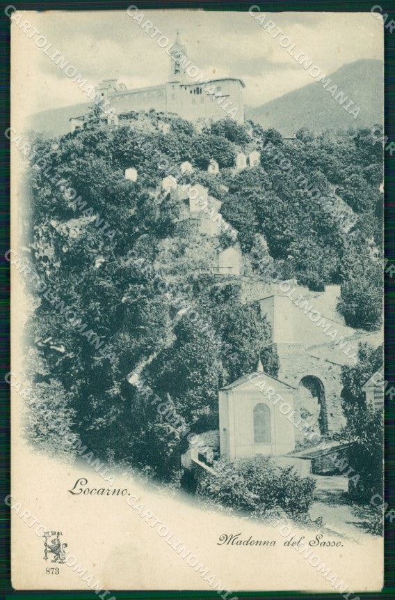 Svizzera Locarno Madonna del Sasso postcard cartolina MT0736 – fronte