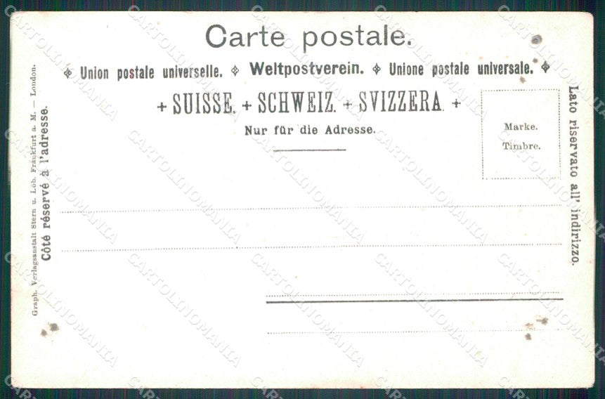 Svizzera Locarno Madonna del Sasso postcard cartolina MT0736 – retro