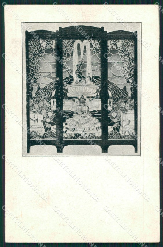 Alessandria città Vetrate Artistiche Pubblicitaria STRAPPINO cartolina MT0756 – fronte