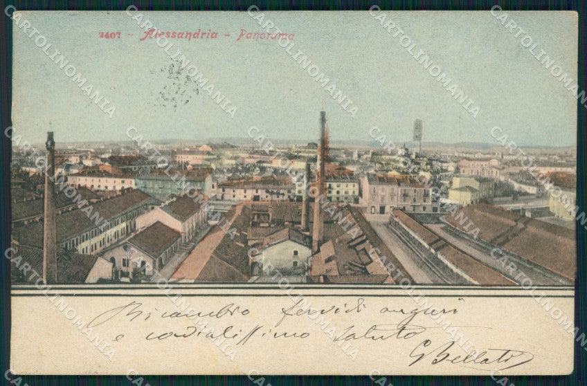 Alessandria città cartolina MT0757 – fronte