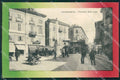 Alessandria città Piazzetta della Lega Tram cartolina MT0764 – fronte