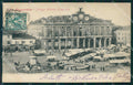 Alessandria città Piazza Vittorio Emanuele Mercato cartolina MT0766 – fronte