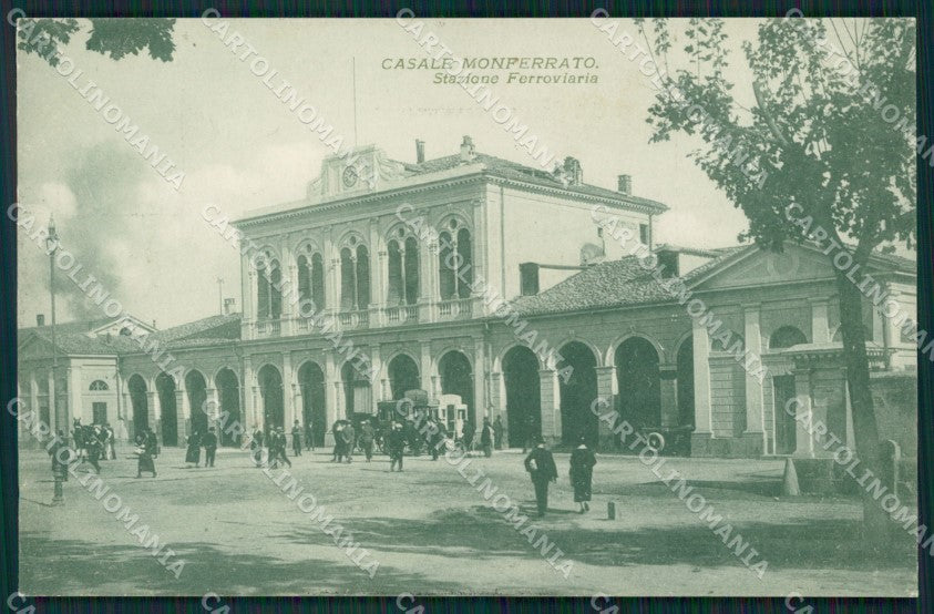 Alessandria Casale Monferrato Stazione cartolina MT0774 – fronte