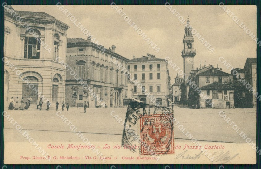 Alessandria Casale Monferrato cartolina MT0775 – fronte