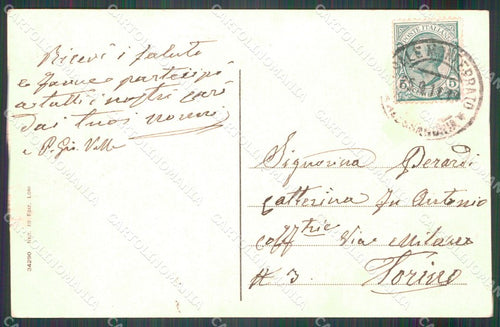 Alessandria Casale Monferrato Via Filippo Mellana cartolina MT0777 – retro