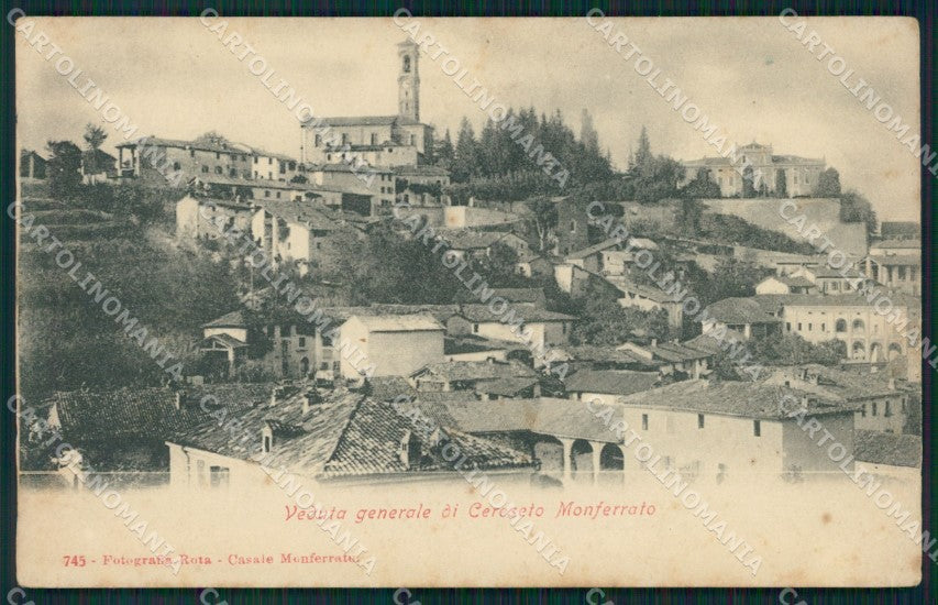 Alessandria Cereseto Monferrato PIEGHINA cartolina MT0784 – fronte