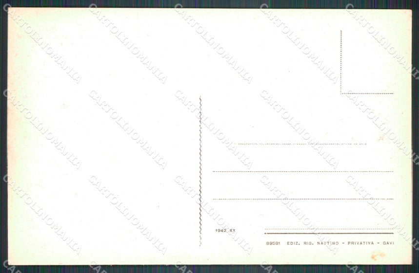 Alessandria Gavi Piazza Roma Auto cartolina MT0786 – retro