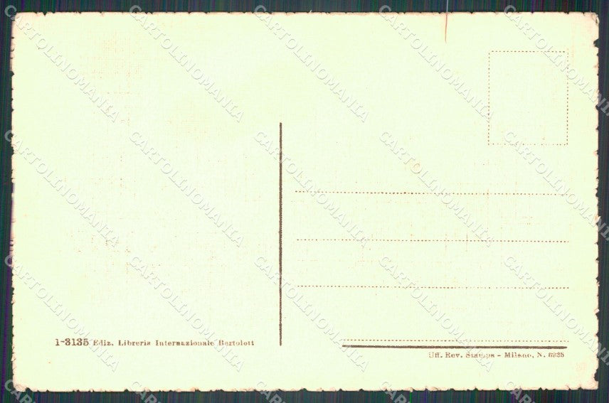 Alessandria città Via Vittoria PIEGHINA cartolina MT0793 – retro