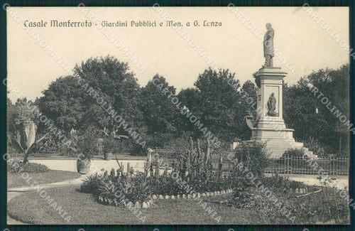Alessandria Casale Monferrato Giardini Pubblici cartolina MT0794 – fronte