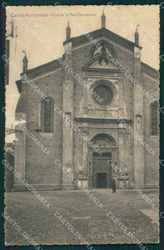 Alessandria Casale Monferrato Chiesa San Domenico ABRASA cartolina MT0801 – fronte