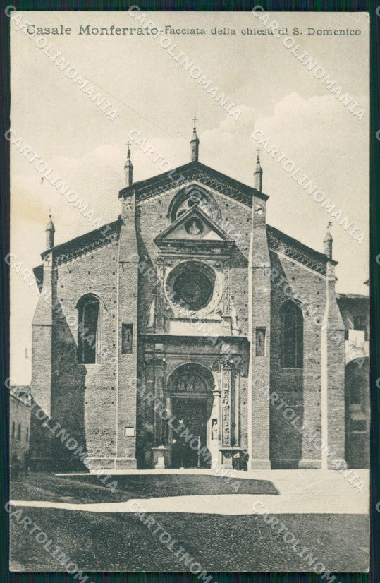 Alessandria Casale Monferrato Chiesa San Domenico cartolina MT0802 – fronte