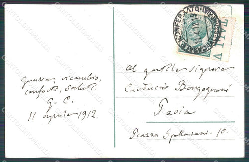 Alessandria Casale Monferrato Chiesa San Domenico cartolina MT0802 – retro