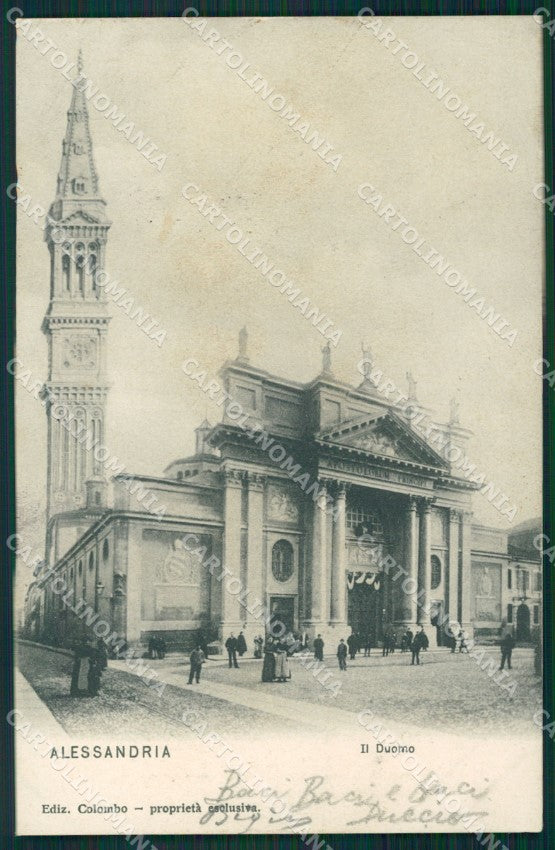 Alessandria città Duomo cartolina MT0806 – fronte